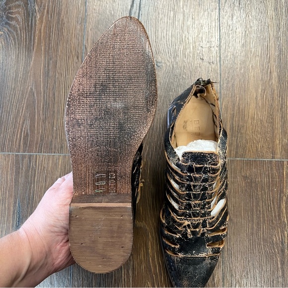 NWT Bed Stu Las Cruces Huarache Woven Pointed Toe SZ 6 - Picture 4 of 8